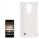 For Huawei Mate 9 White Smart Cover Translucent + PU Leather Case