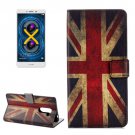 For Honor 6X UK Flag Pattern Leather Case with Holder, Card Slots & Wallet