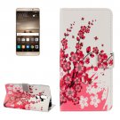 For Huawei Mate 9 Blossom Leather Case with Holder, Card Slots & Wallet