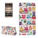 For Huawei Mate 9 Heads Owls Leather Case with Holder, Card Slots & Wallet