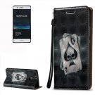 For Huawei P9 Lite 3D Poker Leather Case with Holder, Card Slots & Lanyard