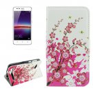For Huawei Y3 II Blossom Pattern Leather Case with Holder, Card Slots & Wallet