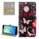 For Huawei NovaI Butterfly Pattern Leather Case with Holder, Card Slots & Wallet