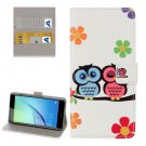 For Huawei NovaI Owl Pattern Leather Case with Holder, Card Slots & Wallet