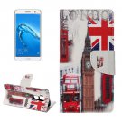 For nova plus Big Ben Pattern Leather Case with Holder, Card Slots & Wallet