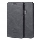 For Honor V8 MOFI VINTAGE Black Leather Case with Holder & Card Slots