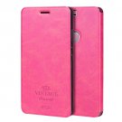 For Honor V8 MOFI VINTAGE Magenta Leather Case with Holder & Card Slots
