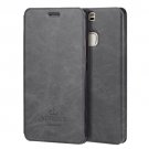 For Huawei P9 Plus MOFI VINTAGE Black Leather Case with Holder & Card Slots