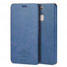For Huawei P9 Plus MOFI VINTAGE Blue Leather Case with Holder & Card Slots