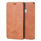 For Huawei P9 Plus MOFI VINTAGE Brown Leather Case with Holder & Card Slots