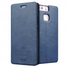 For Huawei P9 MOFI VINTAGE Blue Smart Leather Case with Holder & Card Slots