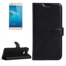For Huawei Honor 5c Black Litchi Leather Case with Card Slots, Wallet & Holder