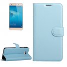 For Huawei Honor 5c Blue Litchi Leather Case with Card Slots, Wallet & Holder
