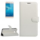 For Huawei Honor 5c White Litchi Leather Case with Card Slots, Wallet & Holder