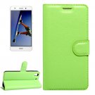 For Honor 5A & Y6 II Green Litchi Leather Case with Card Slots, Wallet & Holder