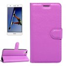 For Honor 5A & Y6 II Purple Litchi Leather Case with Card Slots, Wallet & Holder