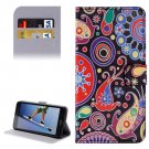 For Honor 5A Acaleph Pattern Leather Case with Holder, Card Slots & Wallet