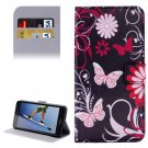 For Honor 5A Butterfly Pattern Leather Case with Holder, Card Slots & Wallet