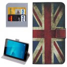 For Honor 5C UK Flag Pattern Leather Case with Holder, Card Slots & Wallet