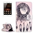 For Huawei Y5 II Chimes Pattern Leather Case with Holder, Card Slots & Wallet