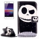 For Huawei Y3 II Ghost Pattern Leather Case with Holder, Card Slots & Wallet