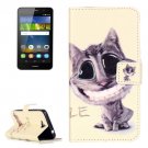 For Huawei Y6 Pro Smiling Pattern Leather Case with Holder, Card Slots & Wallet