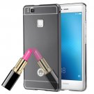 For Huawei P9 Lite Electroplating Mirror Black PC Case Back Shell Cover