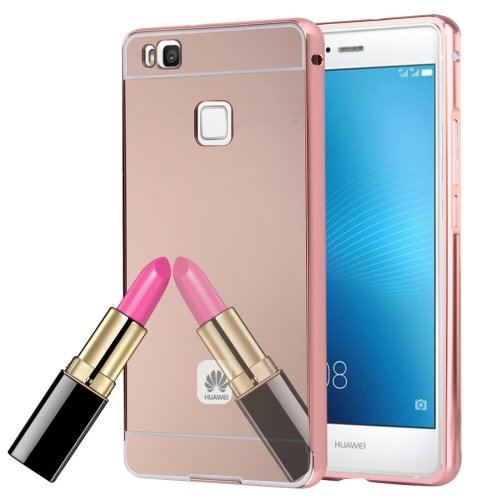 For Huawei P9 Lite Electroplating Mirror Rose Gold PC Case Back Shell Cover