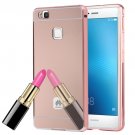 For Huawei P9 Lite Electroplating Mirror Rose Gold PC Case Back Shell Cover