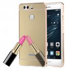 For Huawei P9 Electroplating Mirror Gold PC Case Back Shell Cover