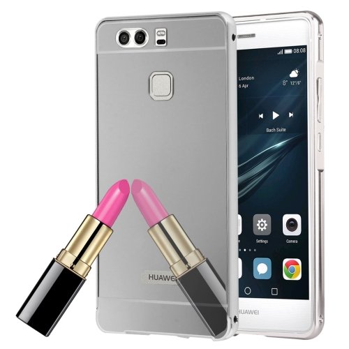 For Huawei P9 Electroplating Mirror Silver PC Case Back Shell Cover