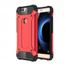 For Huawei Honor V8 Red Tough Armor TPU + PC Combination Case