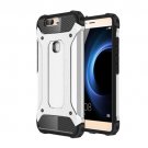 For Huawei Honor V8 White Tough Armor TPU + PC Combination Case