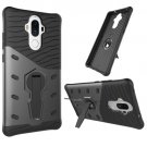 For Huawei Mate 9 Black Rotating TPU + PC Combination Case with Holder