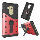 For Huawei nova plus Red Rotating TPU + PC Combination Case with Holder