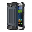 For Huawei Enjoy 5 Dark Blue Tough Armor TPU + PC Combination Case