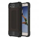 For Huawei Honor 5A Black Tough Armor TPU + PC Combination Case