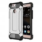 For Huawei P9 Plus Silver Tough Armor TPU + PC Combination Case