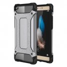 For Huawei P8 Grey Tough Armor TPU + PC Combination Case