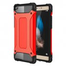 For Huawei P8 Red Tough Armor TPU + PC Combination Case