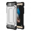 For Huawei P8 Silver Tough Armor TPU + PC Combination Case