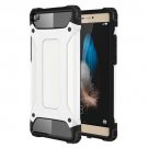 For Huawei P8 White Tough Armor TPU + PC Combination Case