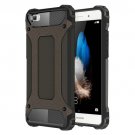 For Huawei P8 Lite Coffee Tough Armor TPU + PC Combination Case