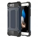 For Huawei P8 Lite Dark Blue Tough Armor TPU + PC Combination Case
