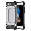 For Huawei P8 Lite Grey Tough Armor TPU + PC Combination Case