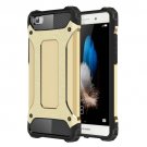 For Huawei P8 Lite Gold Tough Armor TPU + PC Combination Case