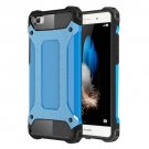 For Huawei P8 Lite Blue Tough Armor TPU + PC Combination Case