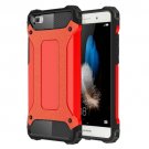 For Huawei P8 Lite Red Tough Armor TPU + PC Combination Case