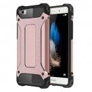 For Huawei P8 Lite Rose Gold Tough Armor TPU + PC Combination Case
