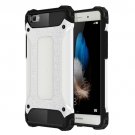 For Huawei P8 Lite White Tough Armor TPU + PC Combination Case